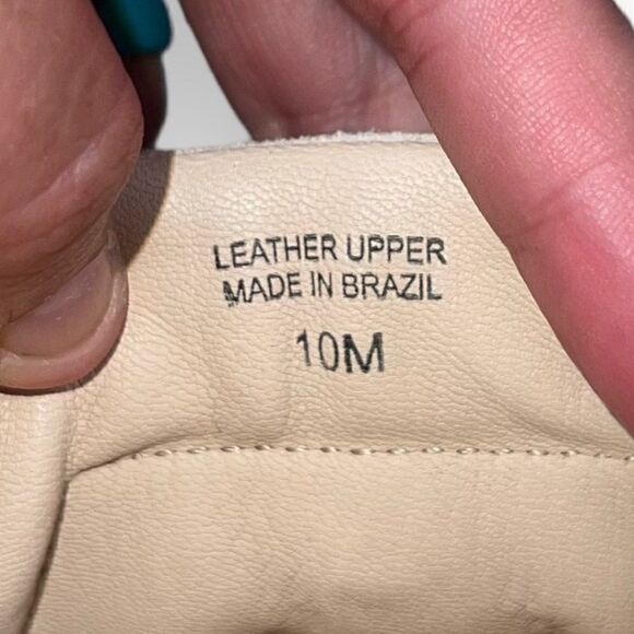 J/Slides Casual Embossed Snakeskin Sneakers Beige Suede Women's 10 - Picture 10 of 12